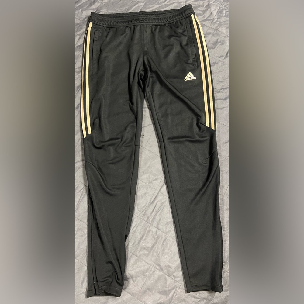 Adidas Charcoal Gray Track Pants